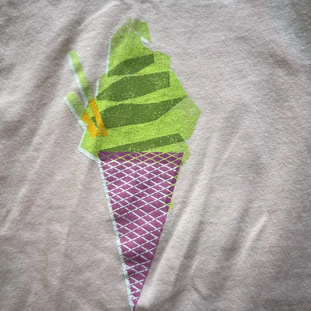 Tea Collection Matcha Ice Cream Girl's Graphic Sleeveless Tank Top - Size 4